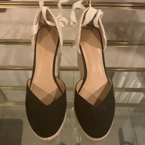 **BRAND NEW** Reformation Black/Natural Espadrilles High Heels Size 6